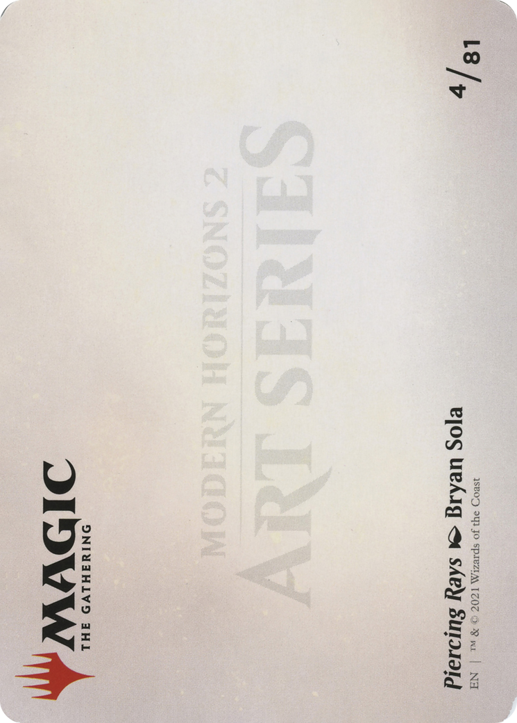 Piercing Rays // Piercing Rays (AMH2-004) - Modern Horizons 2 Art Series (Borderless) Foil