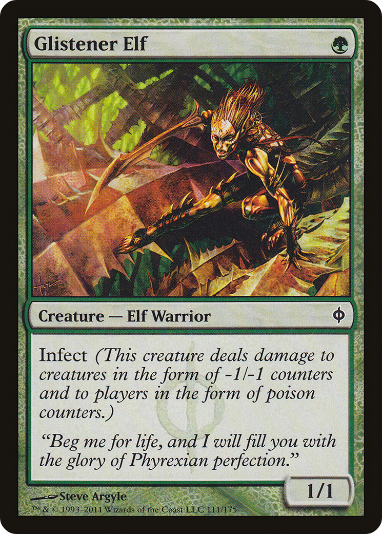 Glistener Elf (NPH-111) - New Phyrexia Foil