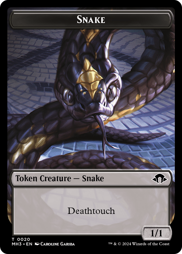 Snake (TMH3-020) - Modern Horizons 3 Tokens Foil