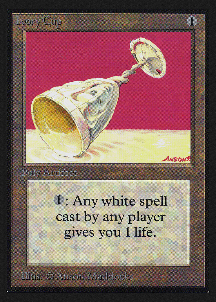 Ivory Cup (CE) (CED-) - Collectors' Edition