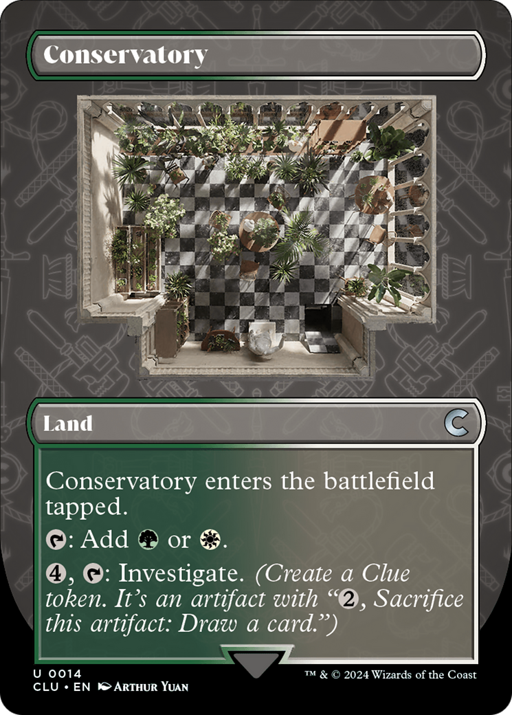Conservatory (Borderless) (CLU-014) - Ravnica: Clue Edition (Borderless)