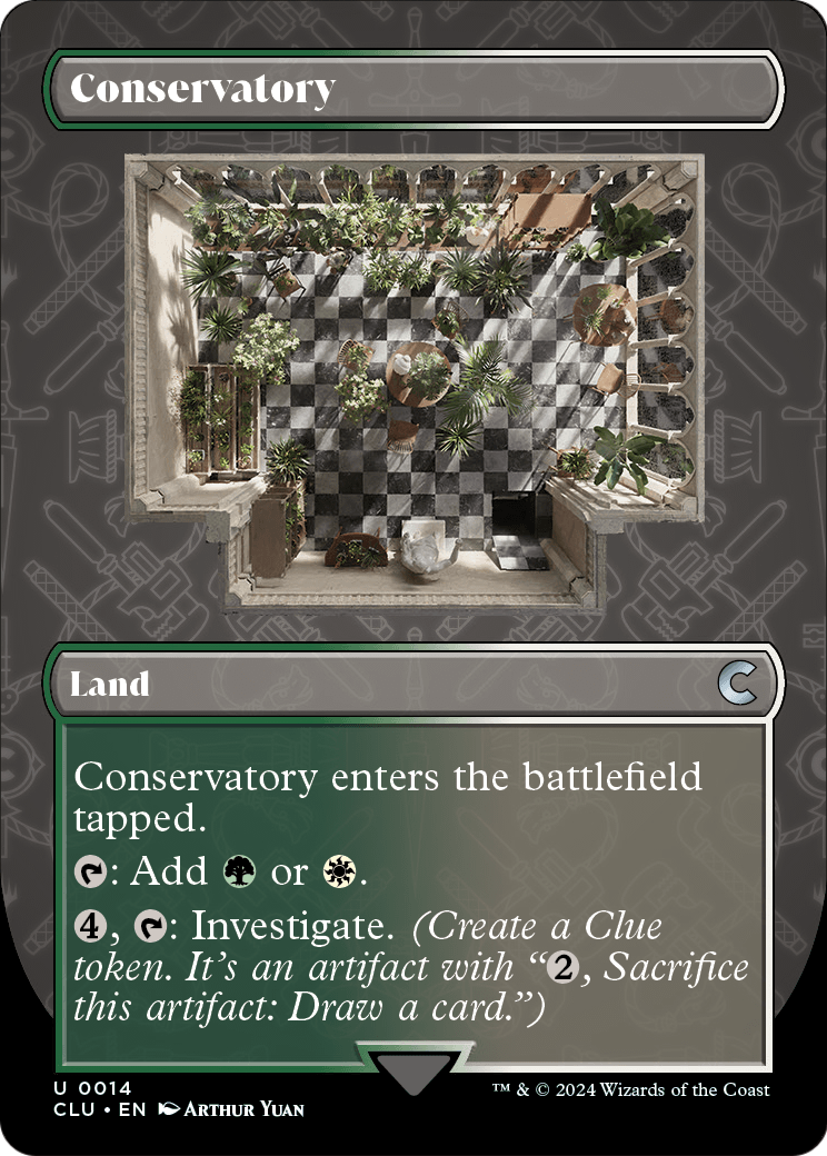 Conservatory (Borderless) (CLU-014) - Ravnica: Clue Edition (Borderless)