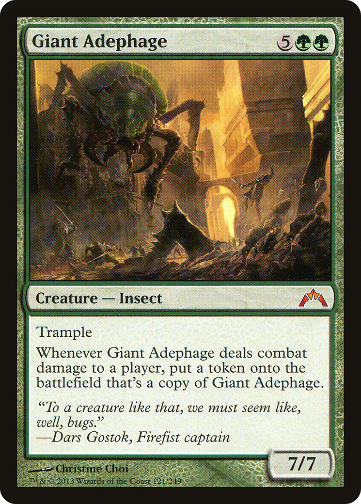 Giant Adephage (GTC-121) - Gatecrash Foil