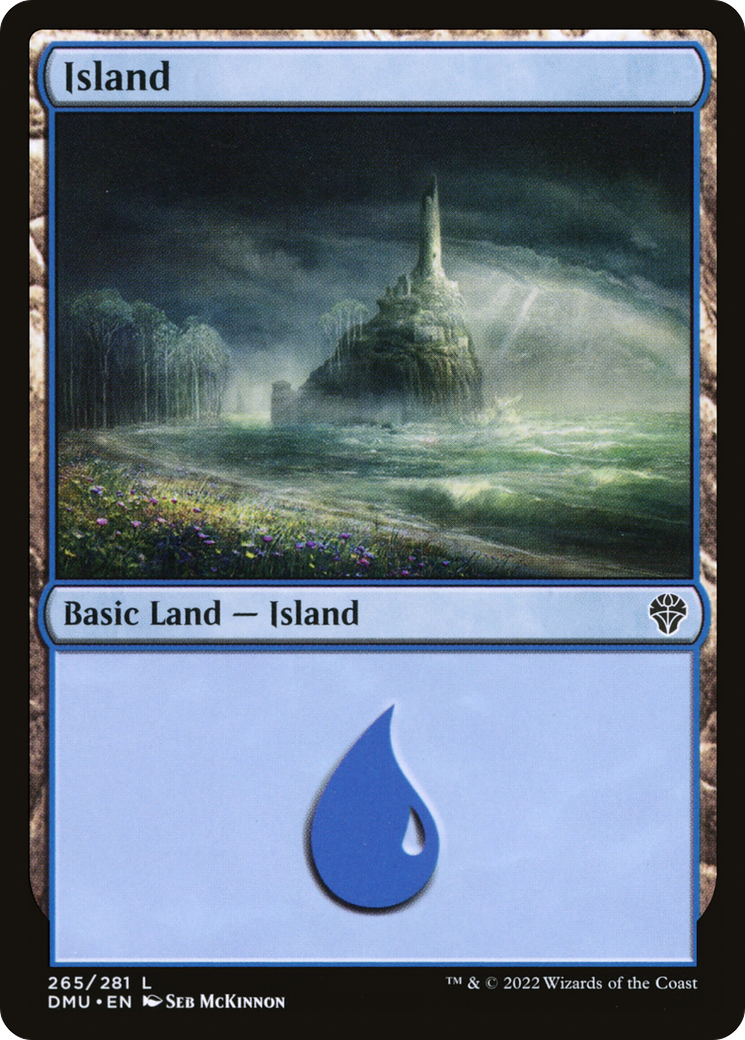 Island (265) (DMU-265) - Dominaria United Foil