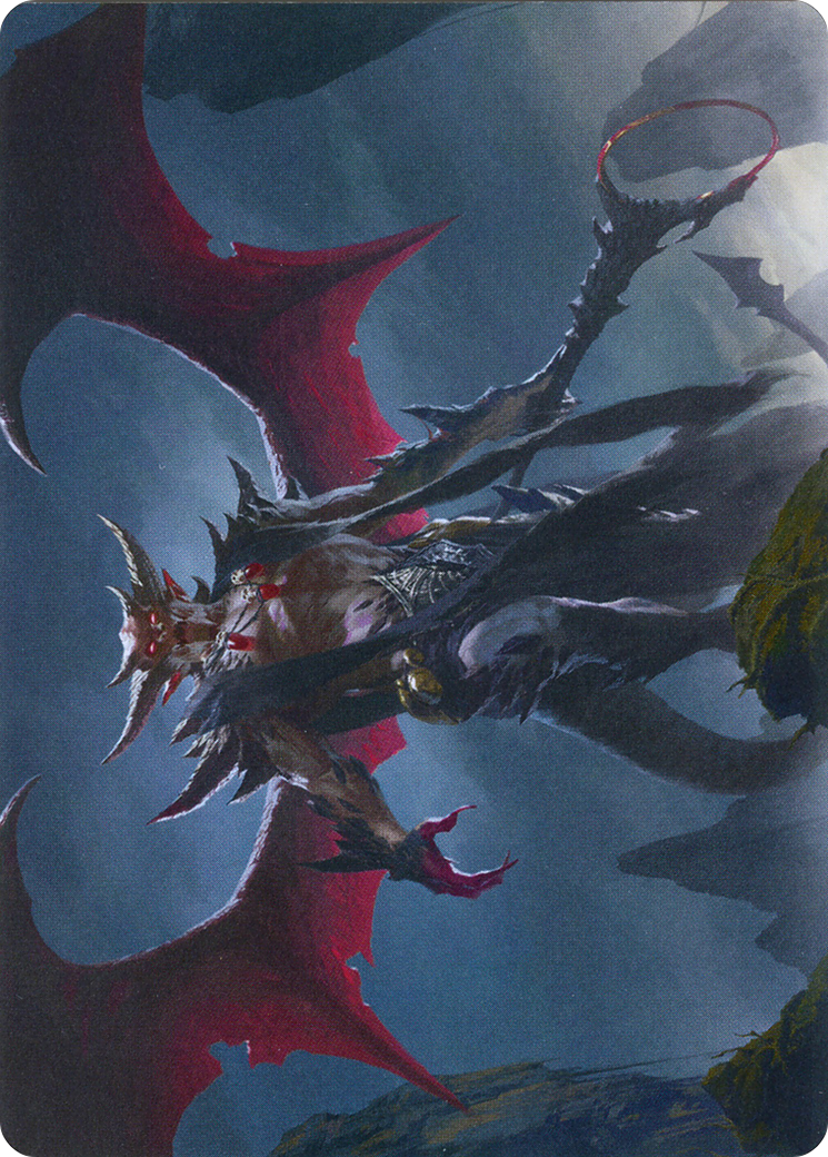 Taborax, Hope's Demise // Taborax, Hope's Demise (AZNR-063) - Zendikar Rising Art Series (Borderless) Foil