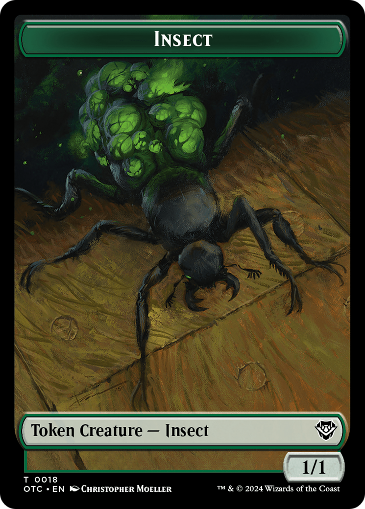 Insect (TOTC-018) - Outlaws of Thunder Junction Commander Tokens Foil