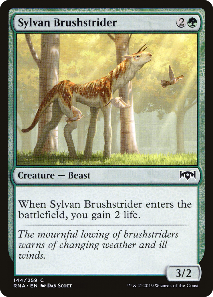 Sylvan Brushstrider (RNA-144) - Ravnica Allegiance