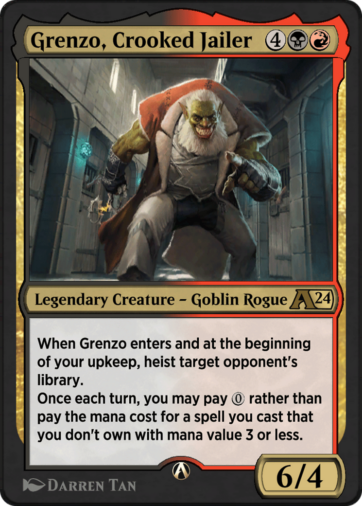 Grenzo, Crooked Jailer (YOTJ-022) - Alchemy: Outlaws of Thunder Junction