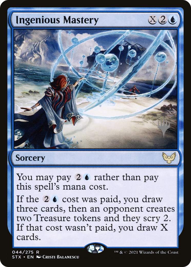 Ingenious Mastery (PPSTX-44P) - Strixhaven: School of Mages Promos Foil