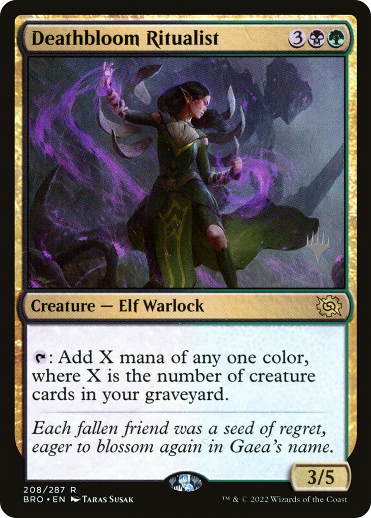 Deathbloom Ritualist (PPBRO-208) - The Brothers' War Promos