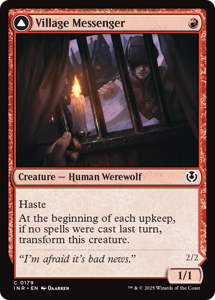 Village Messenger // Moonrise Intruder [Innistrad Remastered]