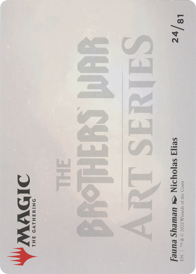 Fauna Shaman // Fauna Shaman (ABRO-024) - The Brothers' War Art Series (Borderless) Foil