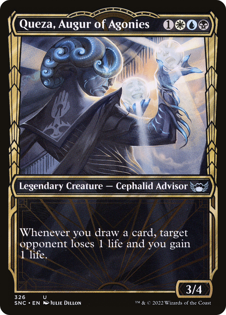 Queza, Augur of Agonies (Showcase) (SNC-326) - Streets of New Capenna: (Showcase)