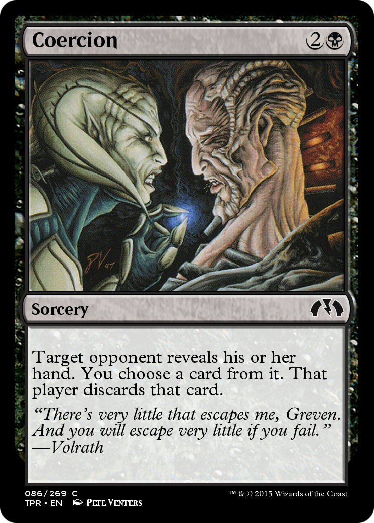 Coercion (TPR-086) - Tempest Remastered Foil