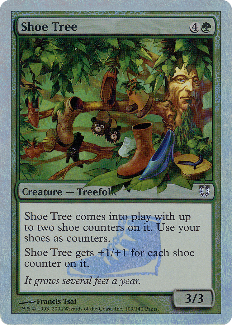 Shoe Tree (Alternate Foil) (UNH-109) - Unhinged Foil