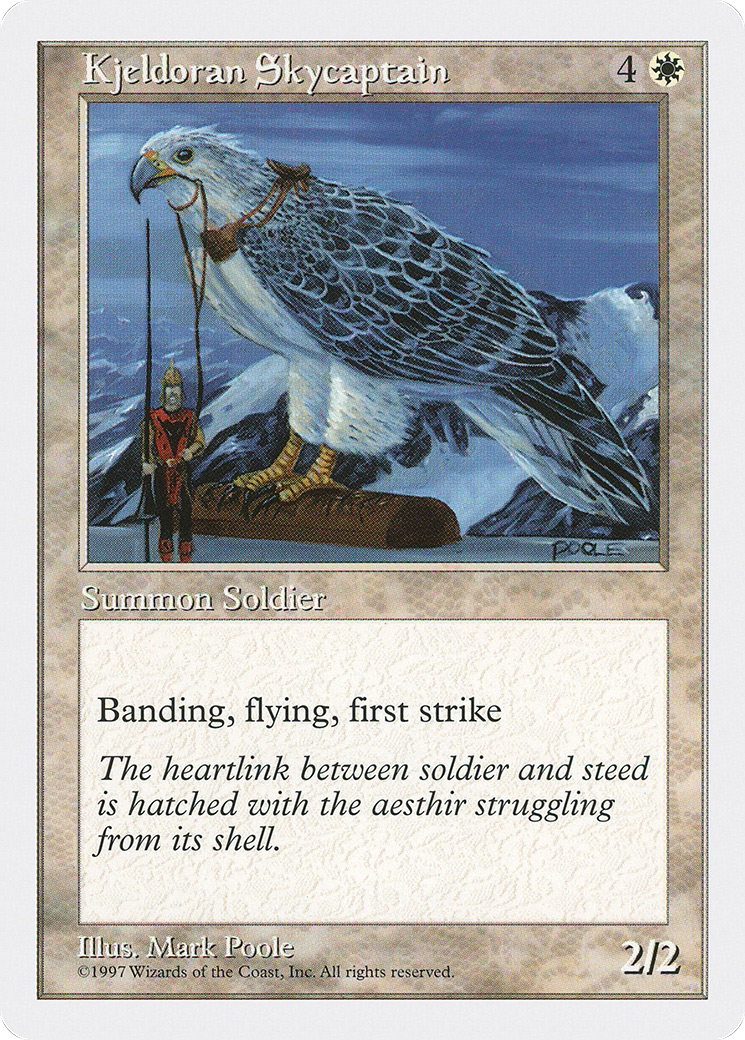 Kjeldoran Skycaptain (5ED-) - Fifth Edition