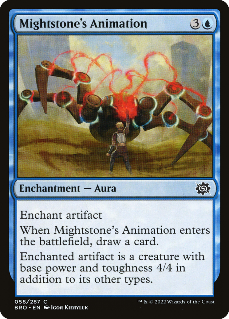 Mightstone's Animation (BRO-058) - The Brothers' War Foil