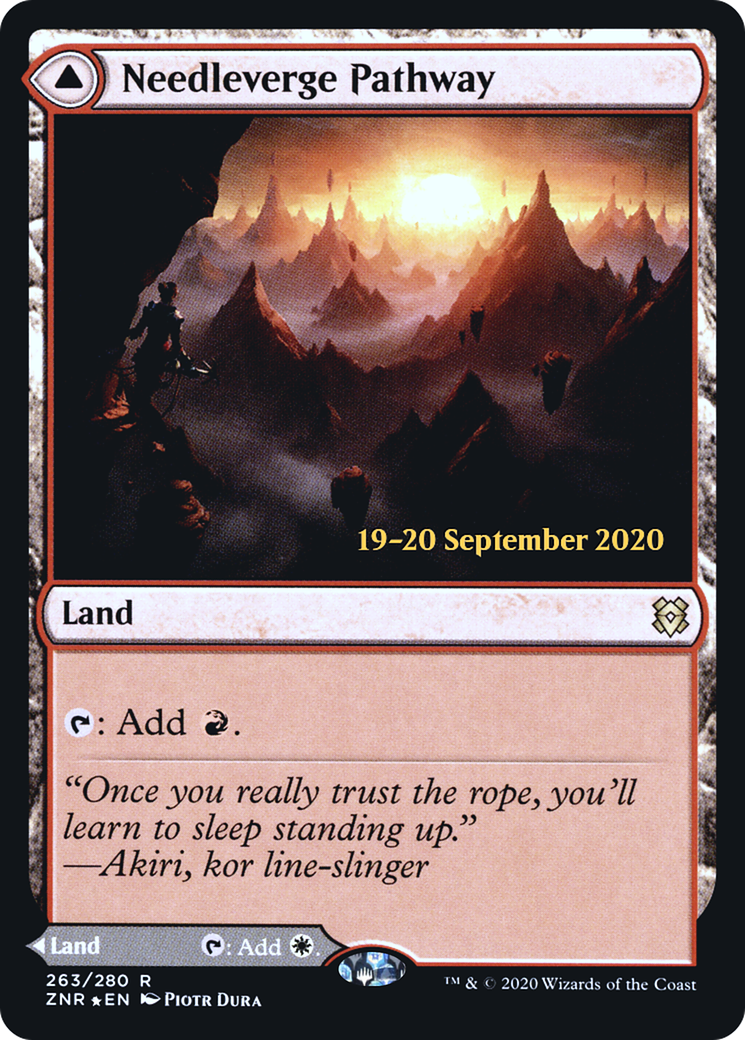 Needleverge Pathway (PRE-263) - Zendikar Rising Promos Foil