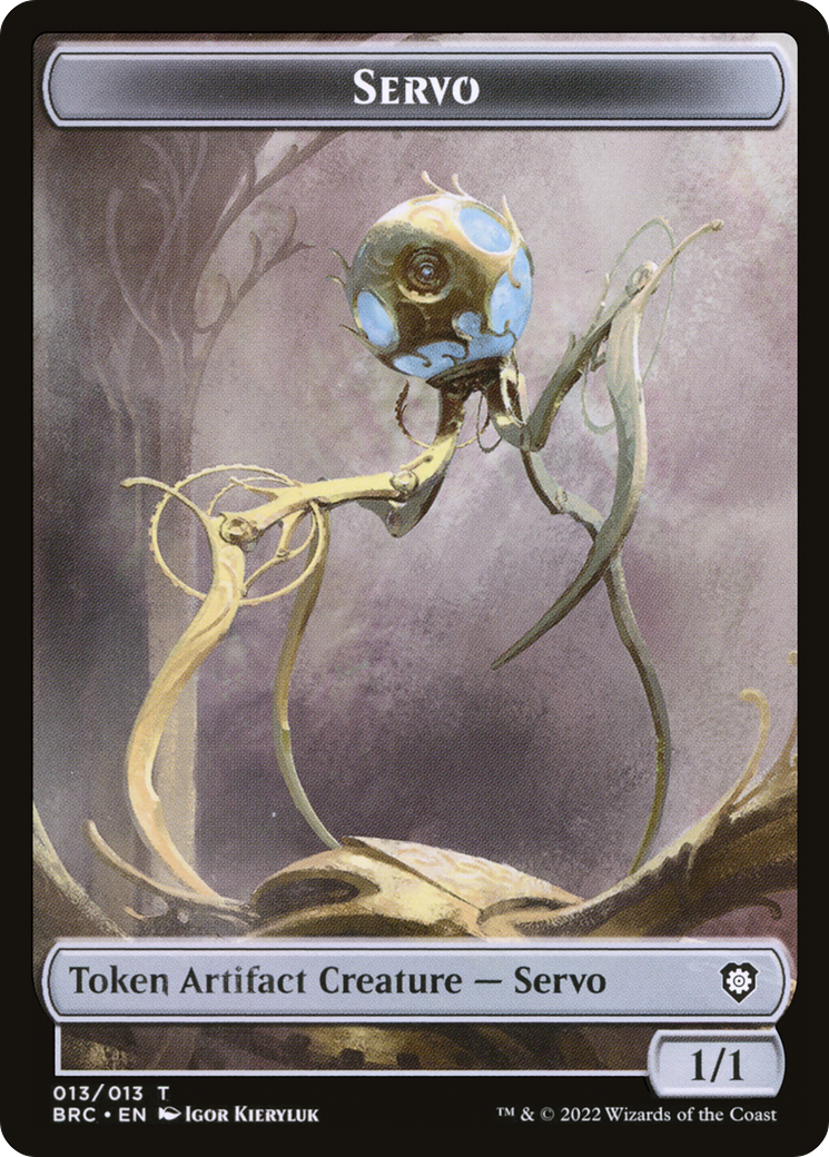 Servo (TBRC-013) - The Brothers' War Commander Tokens Foil