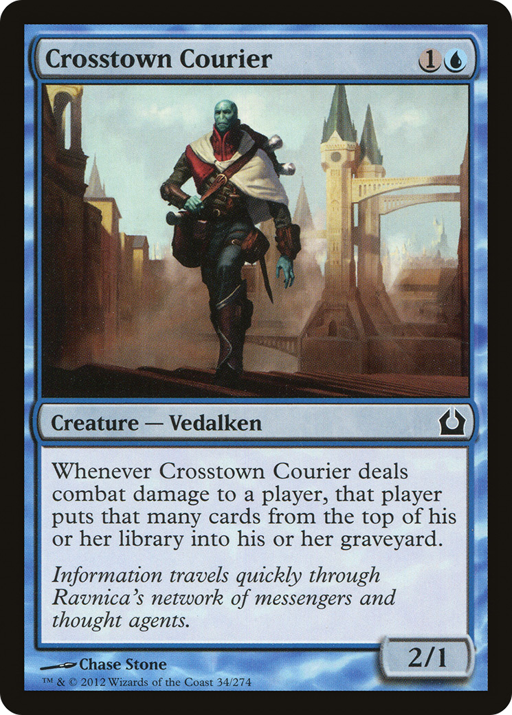Crosstown Courier (RTR-034) - Return to Ravnica Foil