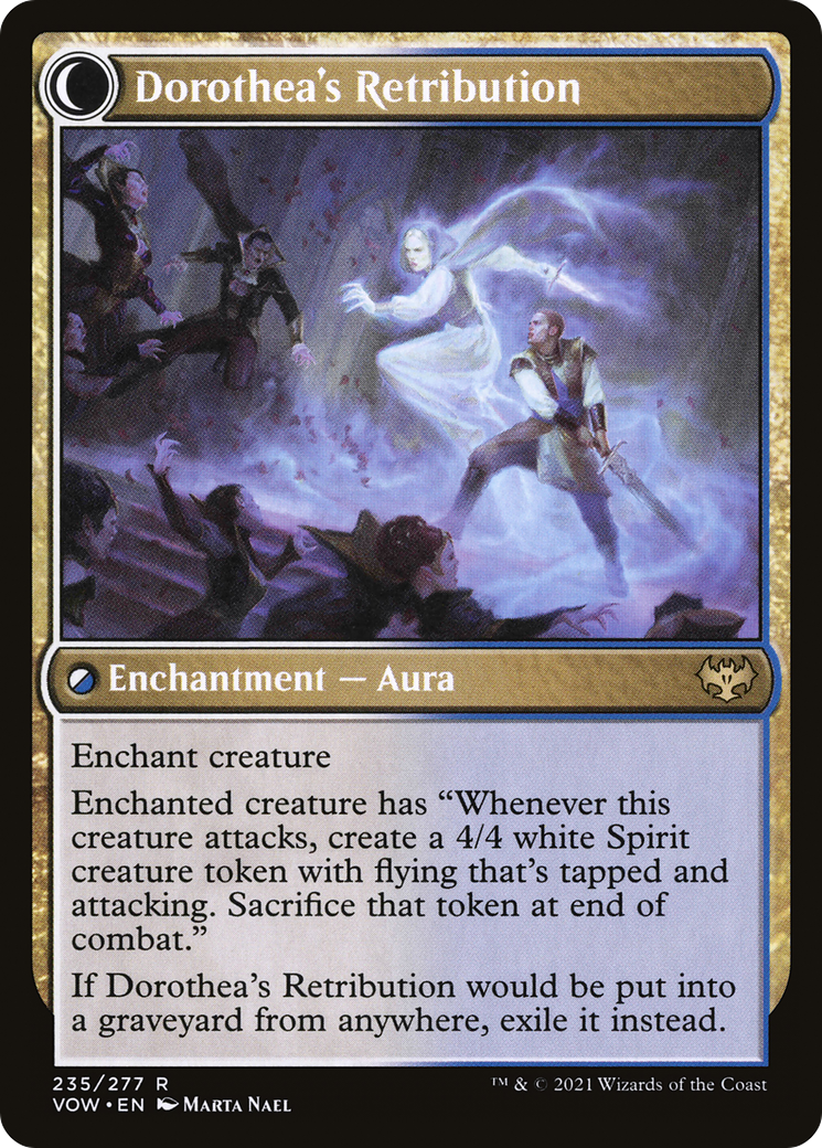 Dorothea, Vengeful Victim (VOW-235) - Innistrad: Crimson Vow: (Double Faced Transform) Foil
