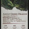 Lurking Green Dragon // Lurking Green Dragon (ACLB-001) - Battle for Baldur's Gate Art Series (Borderless) Foil