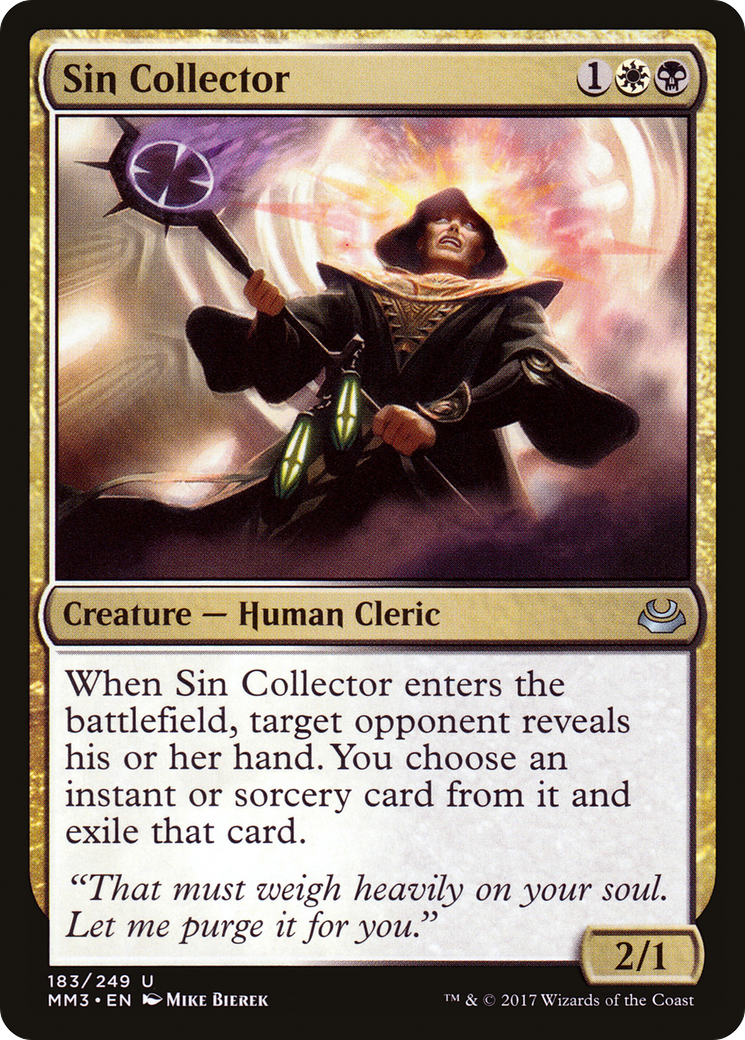 Sin Collector (MM3-183) - Modern Masters 2017 Foil