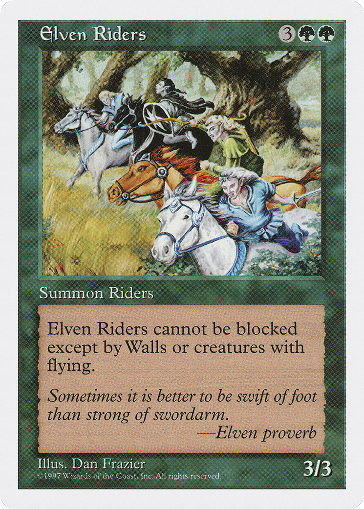 Elven Riders (5ED-) - Fifth Edition
