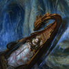 Funeral Longboat // Funeral Longboat (ASKHM-068) - Art Series: Kaldheim (Borderless)