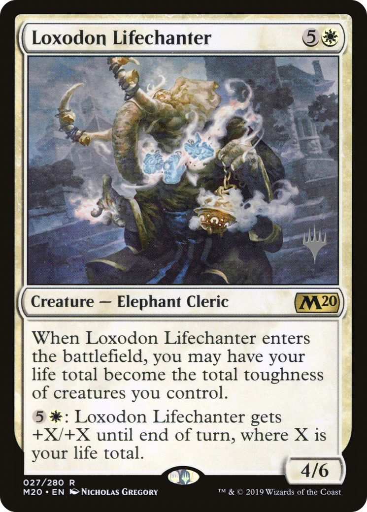 Loxodon Lifechanter (PPM20-027) - Core Set 2020 Promos