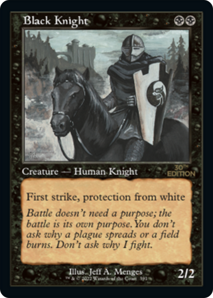 Black Knight (Retro Frame) (30A-391) - 30th Anniversary Edition