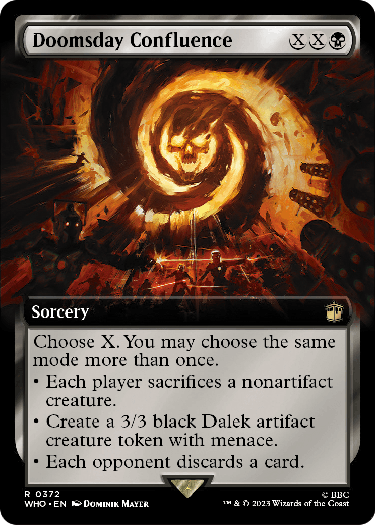 Doomsday Confluence (Extended Art) (WHO-372) - Doctor Who: (Extended Art) Foil