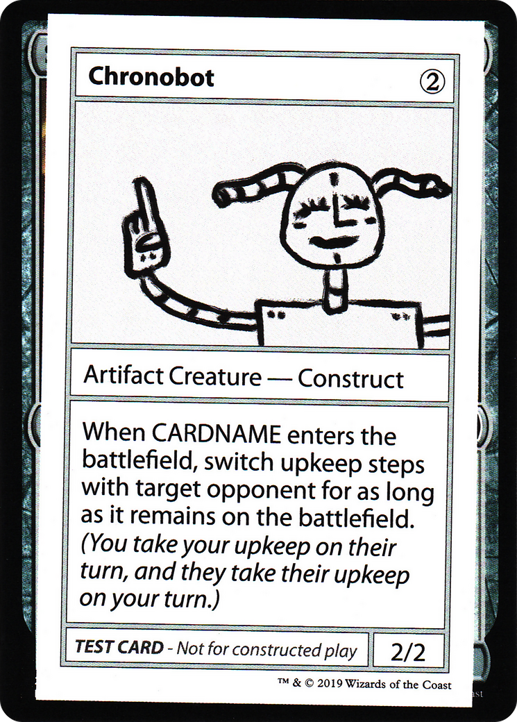 Chronobot (No PW Symbol) (CMB1-105) - Mystery Booster Playtest Cards 2021