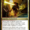 Path of Mettle (PRE-165) - Rivals of Ixalan Promos: (compasslanddfc) Foil