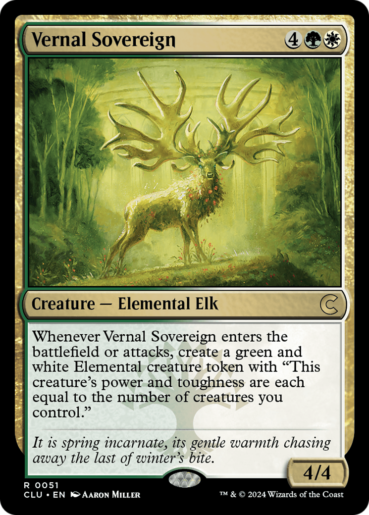 Vernal Sovereign [Ravnica: Clue Edition]