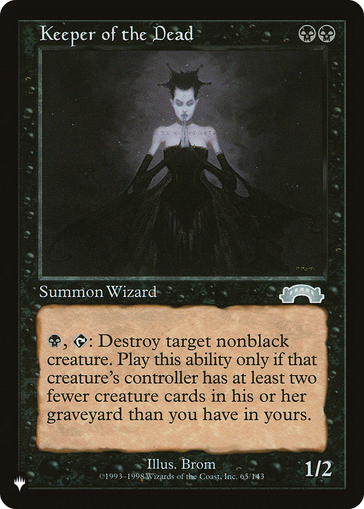 Keeper of the Dead (LIST-65/143) - The List