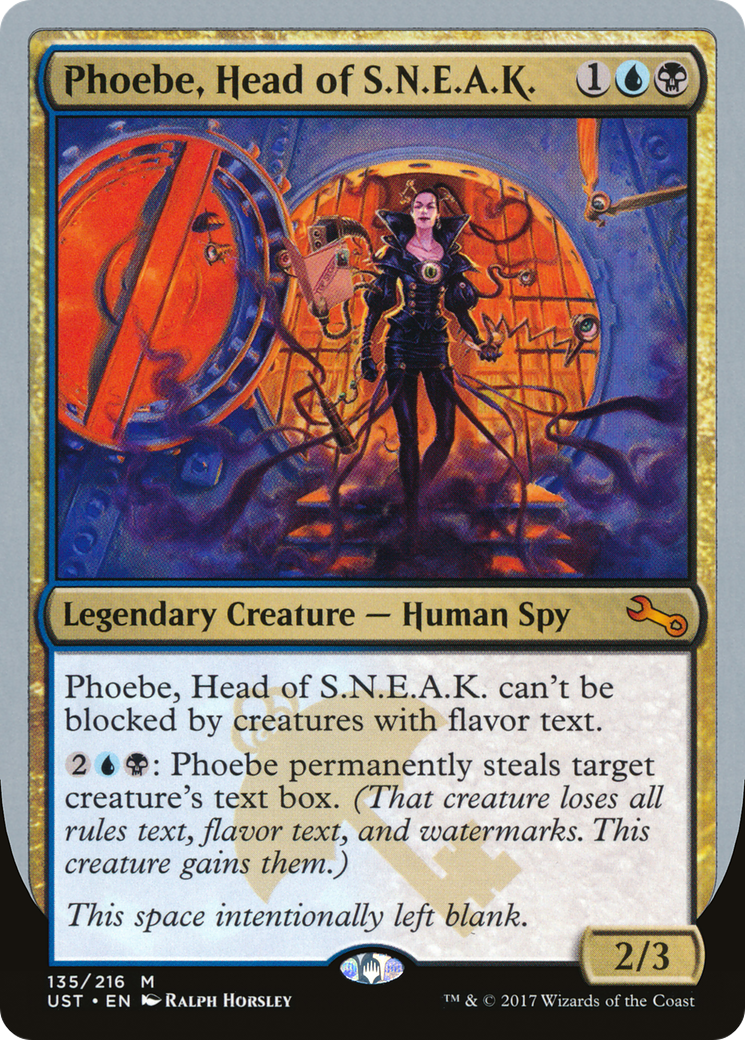 Phoebe, Head of S.N.E.A.K. (UST-135) - Unstable Foil