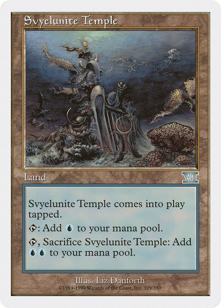 Svyelunite Temple (6ED-329) - Classic Sixth Edition