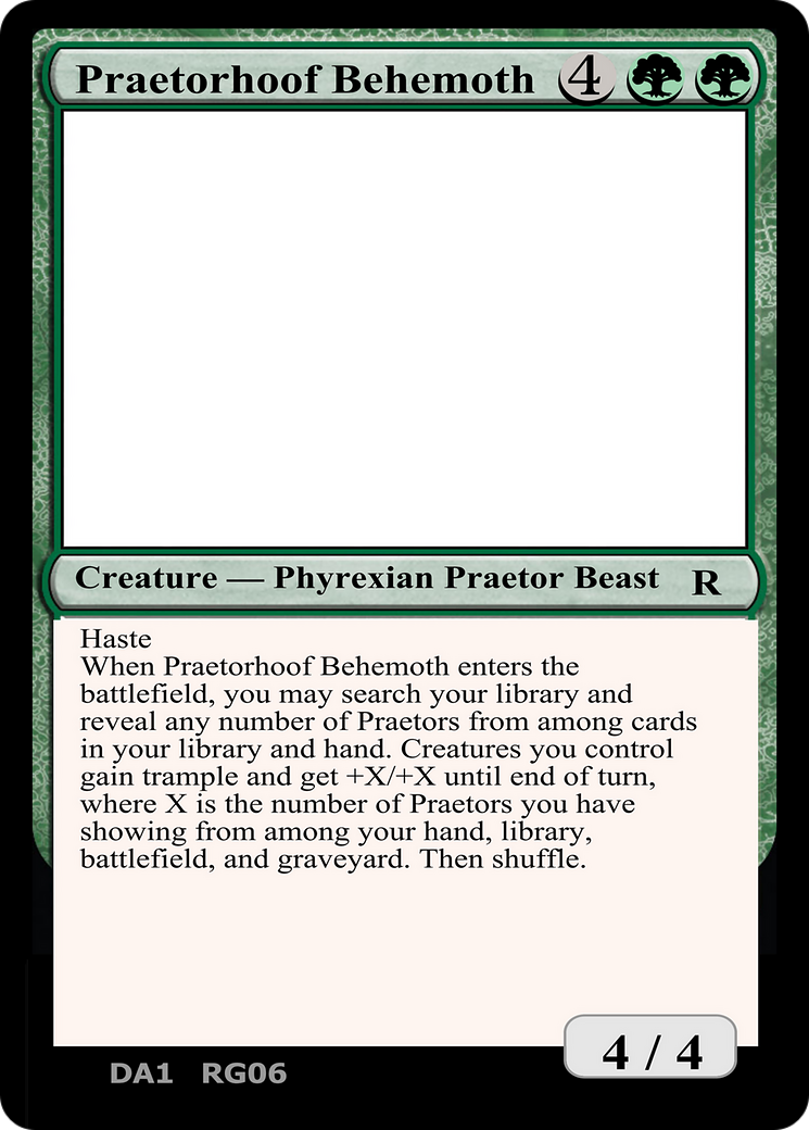 Praetorhoof Behemoth (UNK-RG06A) - Unknown Event
