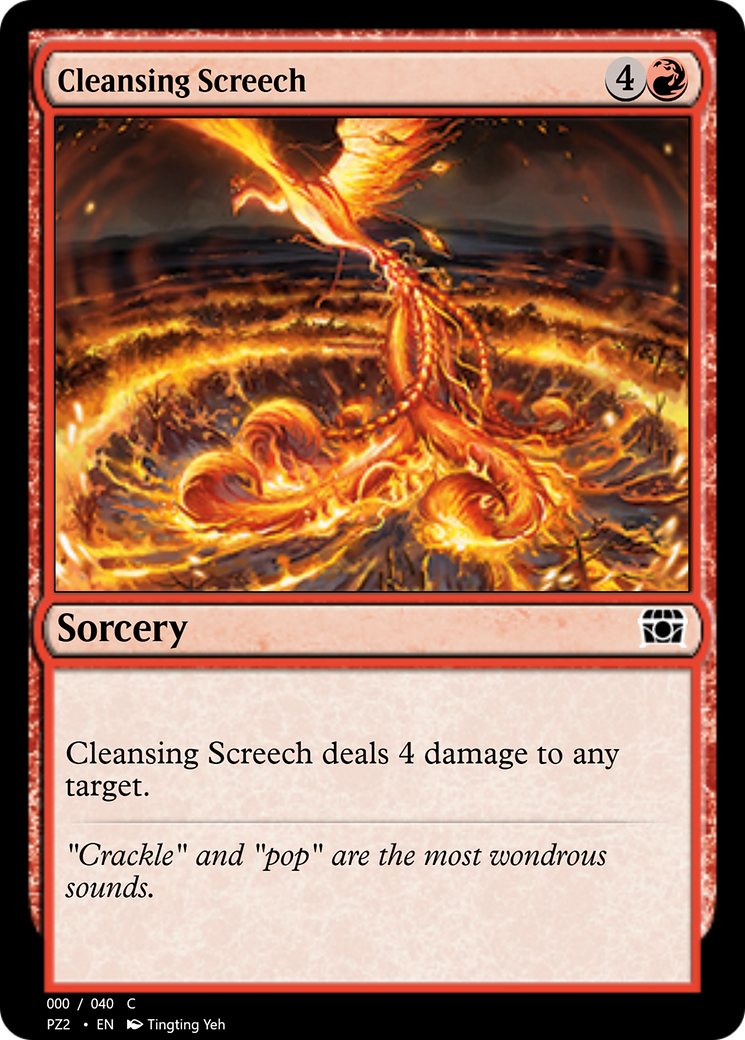 Cleansing Screech (PZ2-70865) - Treasure Chest Foil