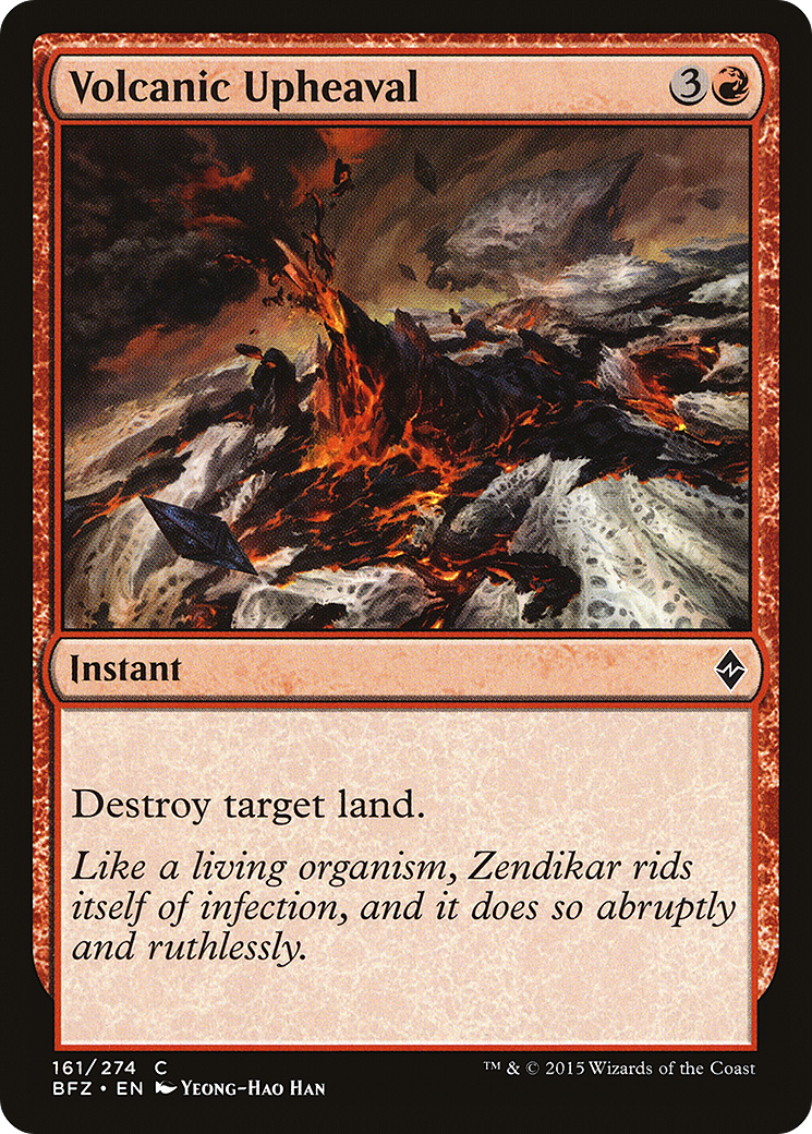 Volcanic Upheaval (BFZ-161) - Battle for Zendikar