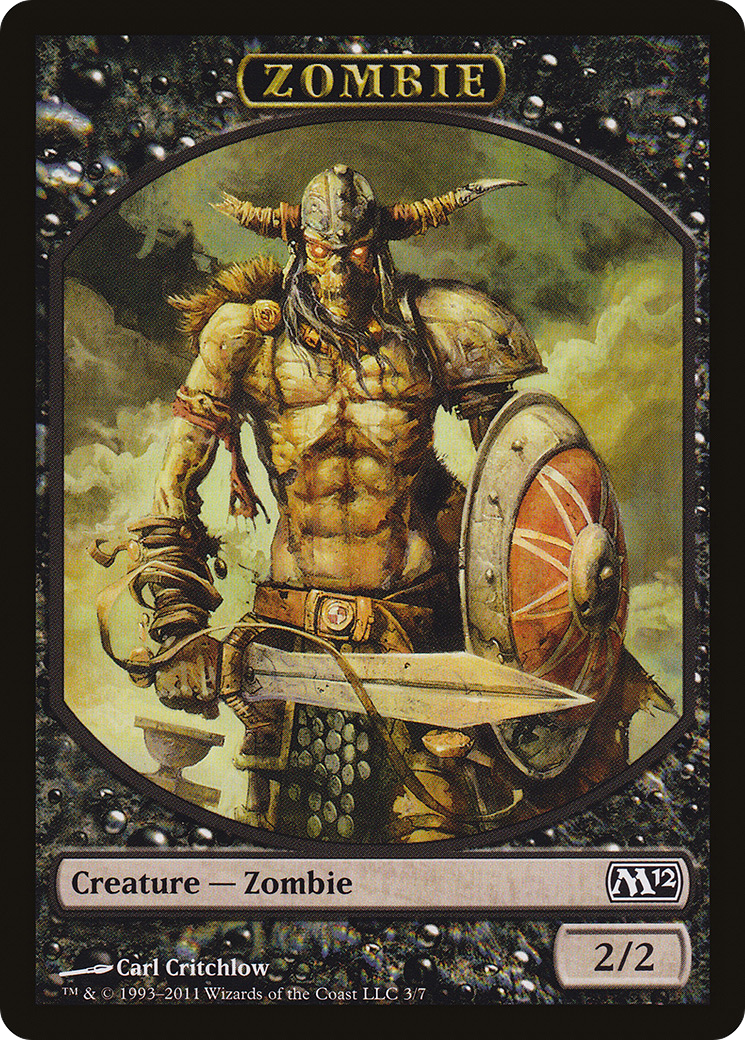Zombie Token (M12-003) - Magic 2012 Tokens