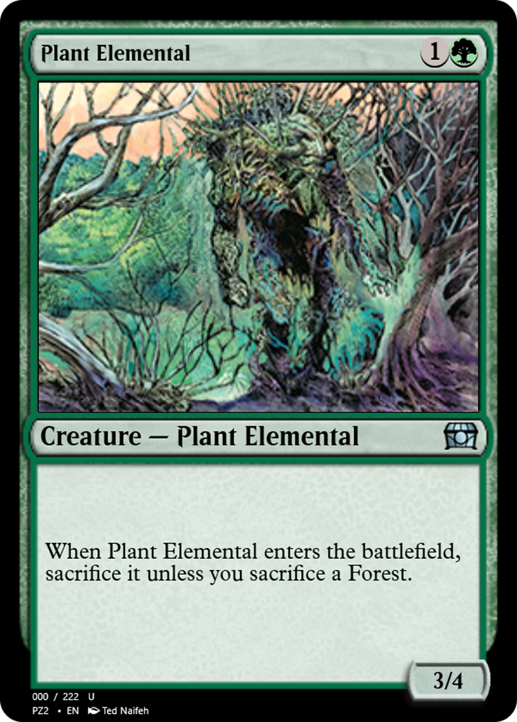 Plant Elemental (PZ2-65825) - Treasure Chest Foil