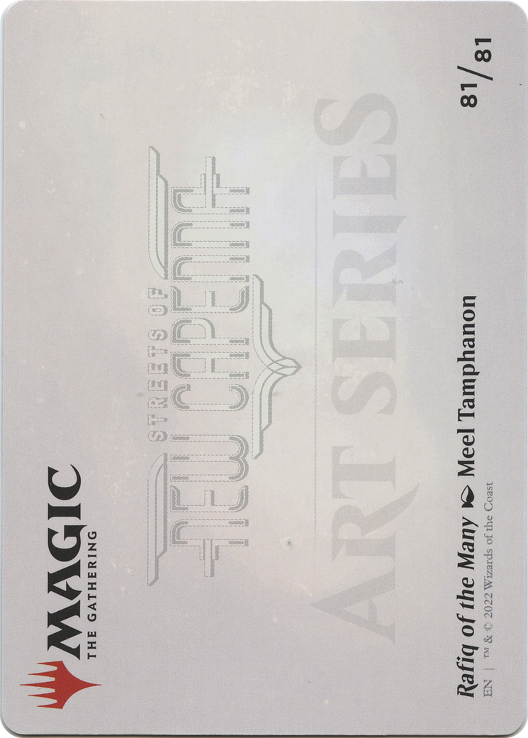 Rafiq of the Many // Rafiq of the Many (ASNC-081) - New Capenna Art Series (Borderless) Foil