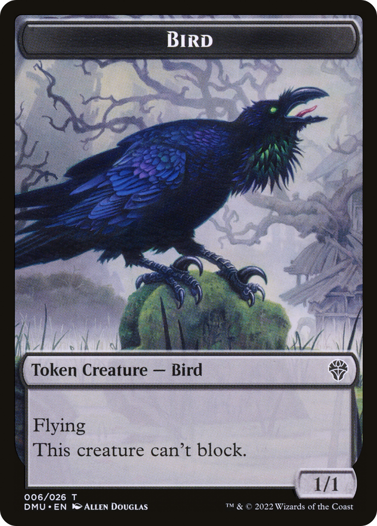 Bird Token (006) (DMU-006) - Dominaria United Tokens