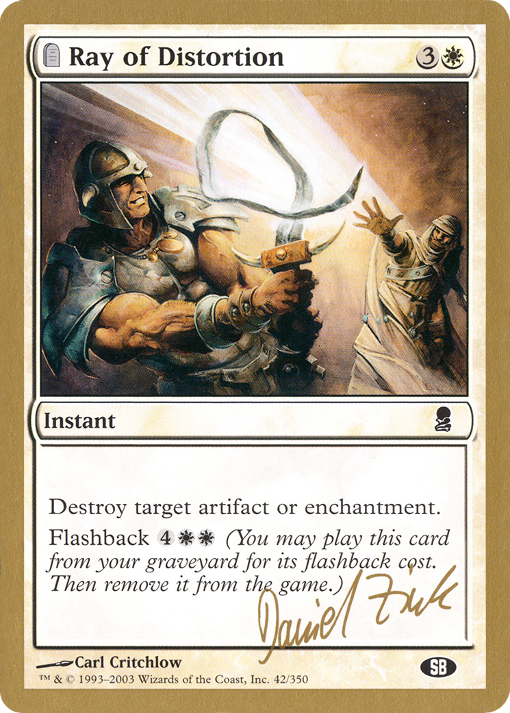 Ray of Distortion - 2003 Daniel Zink (ODY) (SB) (WCD-) - World Championship Decks 2003: (tombstone)