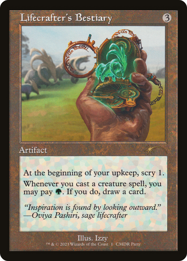 Lifecrafter's Bestiary (Retro Frame) (WPN-001) - Wizards Play Network 2023 Foil