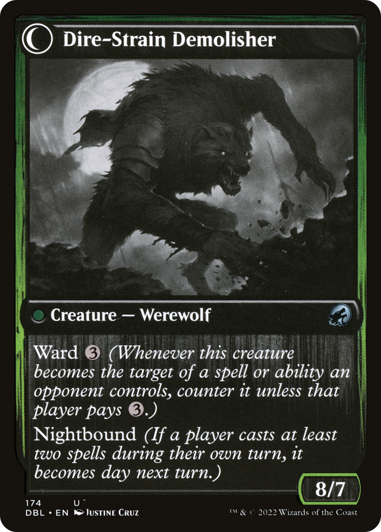 Burly Breaker (DBL-174) - Innistrad: Double Feature: (Double Faced Transform) Foil