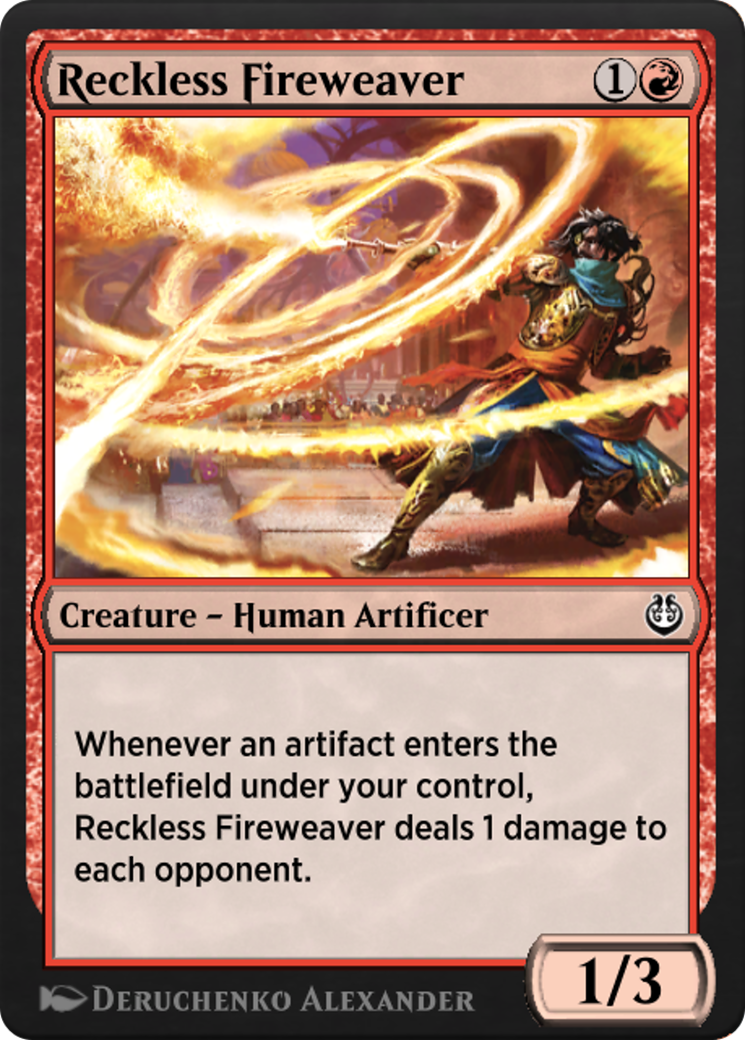 Reckless Fireweaver (KLR-141) - Kaladesh Remastered