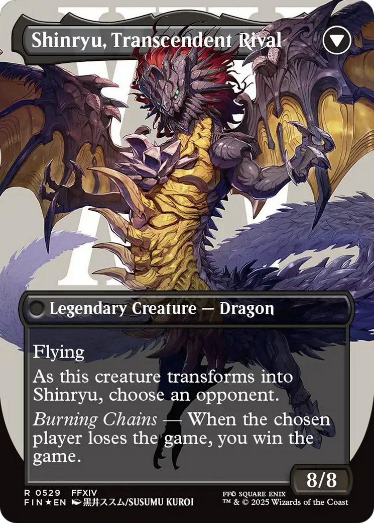 Zenos yae Galvus (Borderless) (Surge Foil) (FIN-529) - FINAL FANTASY (Borderless) Foil